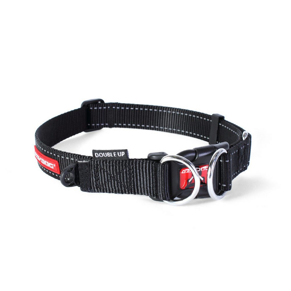 Coleira Ezydog Double Up Preto XL