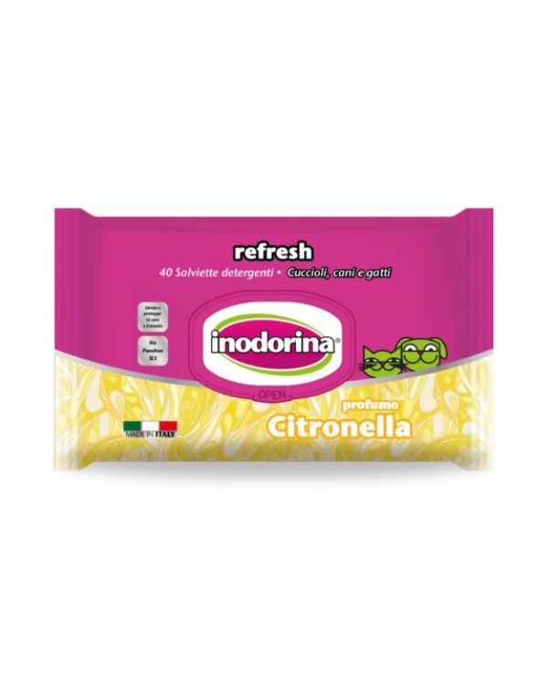 toalhitas Inodorina Refresh citronella