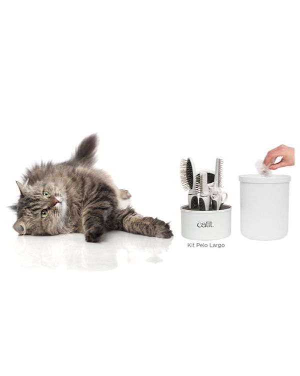 Kit Catit Grooming pelo longo