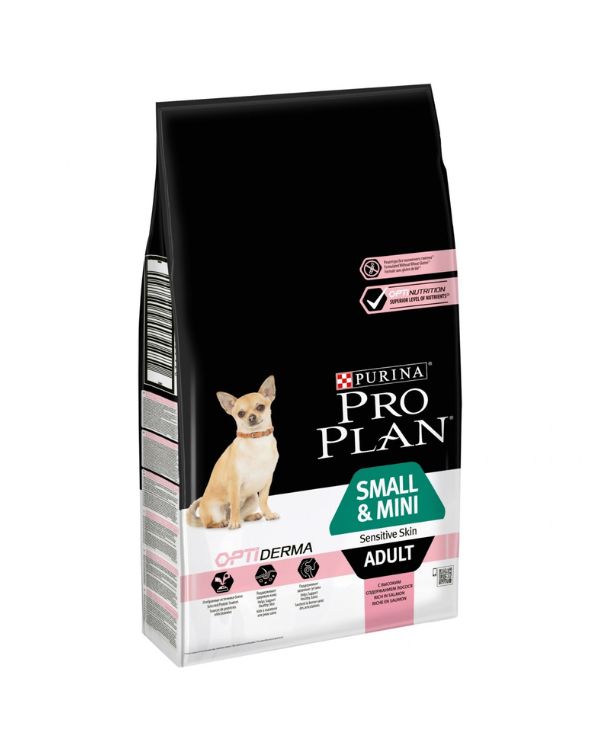PRO PLAN OptiDerma Small & Mini Adult Sensitive skin