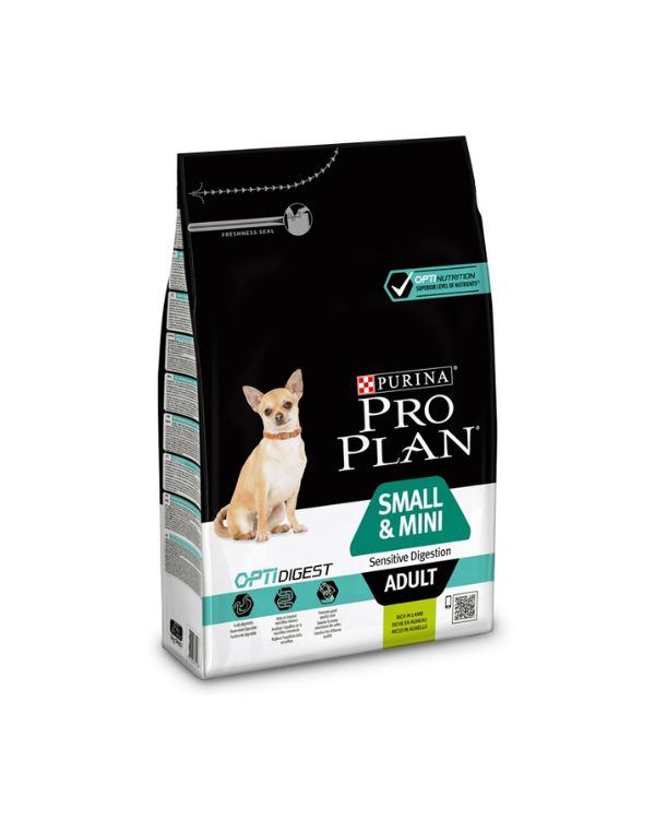 PRO PLAN OptiDigest Small & Mini Adult Borrego - 3 Kg