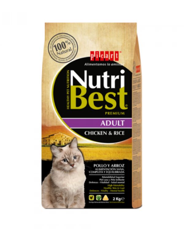 Picart Nutribest Frango e Arroz Gato Adulto 15 Kg