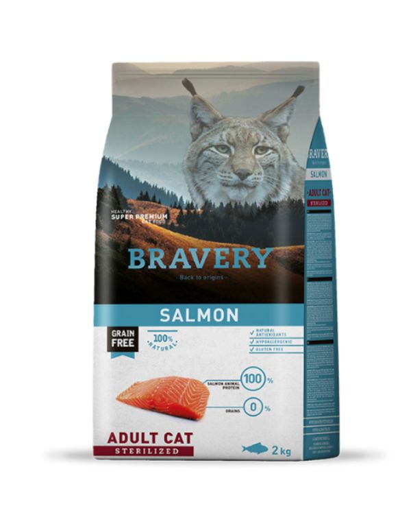 Bravery Salmon Adult Cat Grain Free
