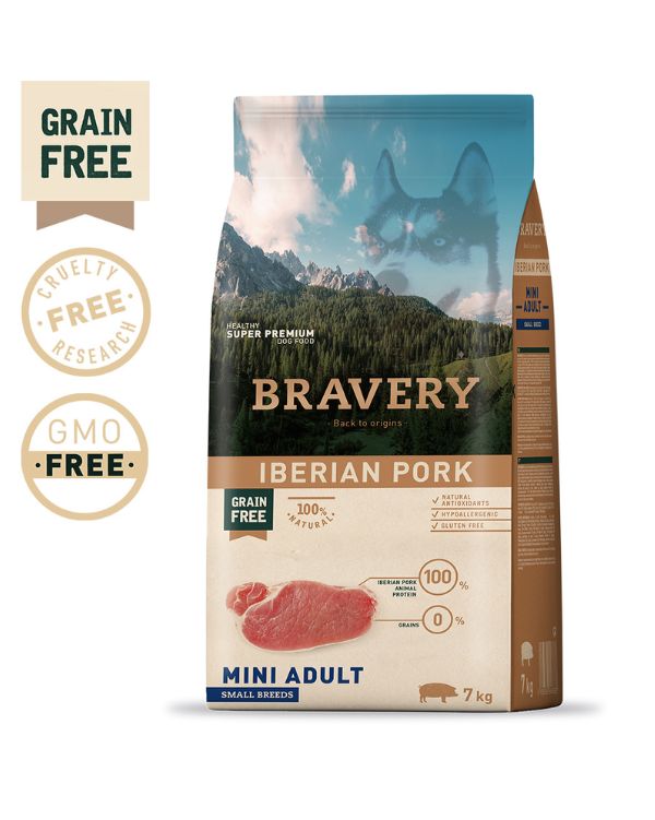 bravery iberian pork light mini adult