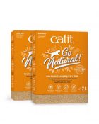 Areia GO NATURAL! Casca de Ervilha Catit baunilha