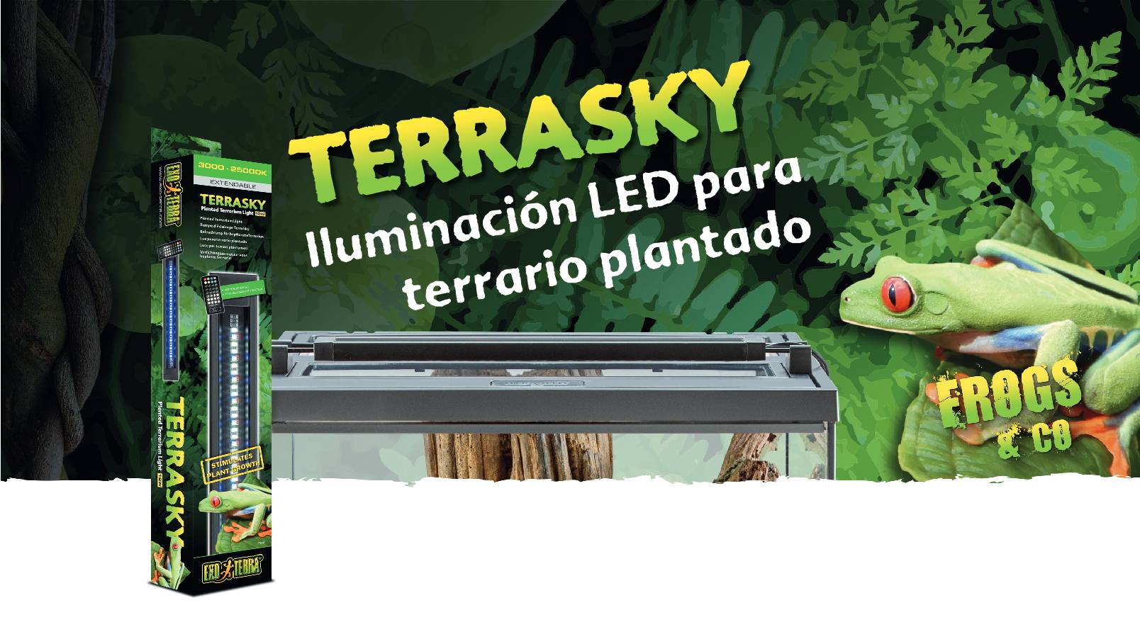 lampada led exo terrra