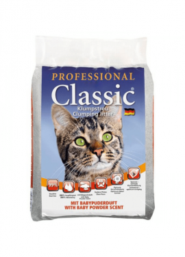 Areia Aglomerante Classic Professional para Gato Talco