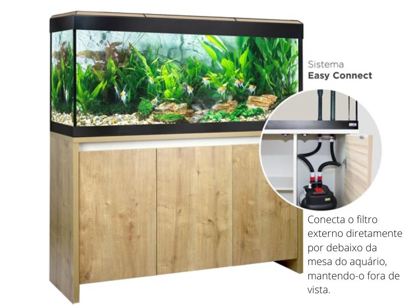 Fluval 307 com Fluval Roma 240L