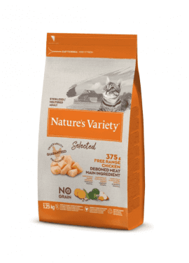 nature`s variety gato frango