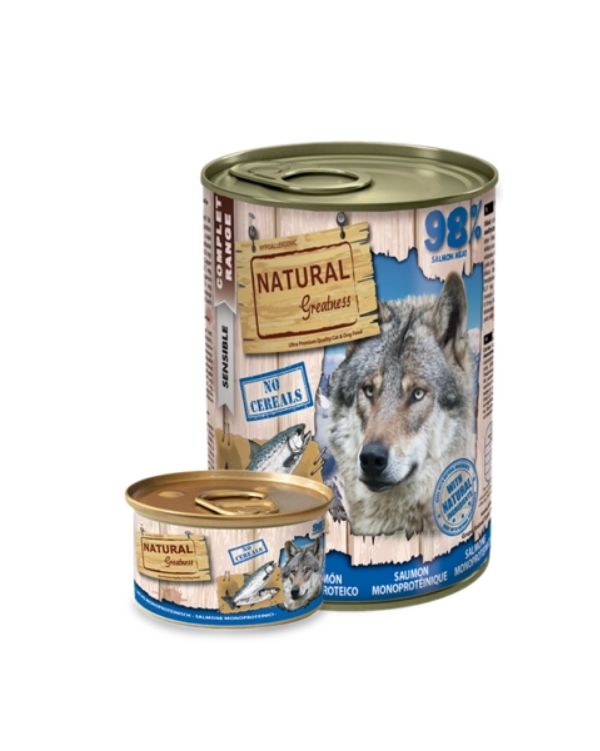 Natural Greatness Wet Salmão monoproteína