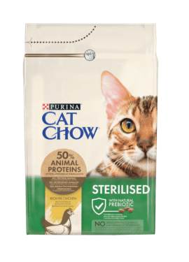 ração cat choW sterilized