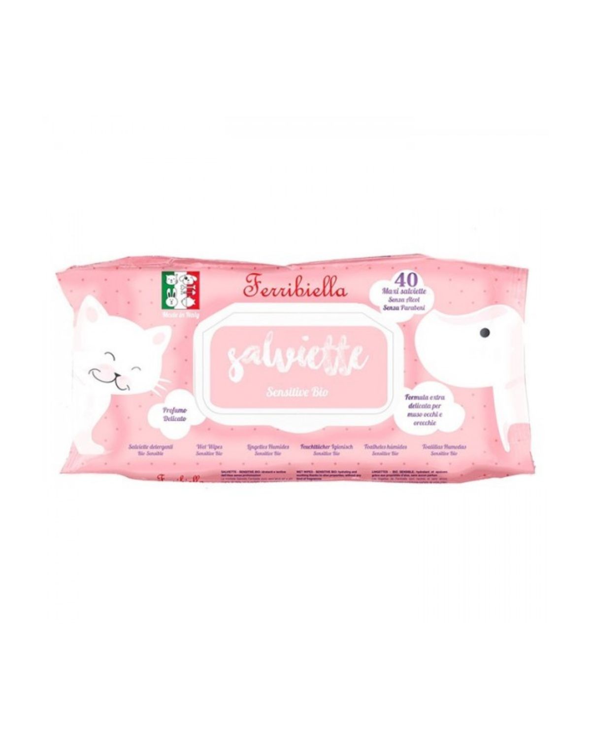Toalhitas Sensitive Bio Ferribiella 40 und
