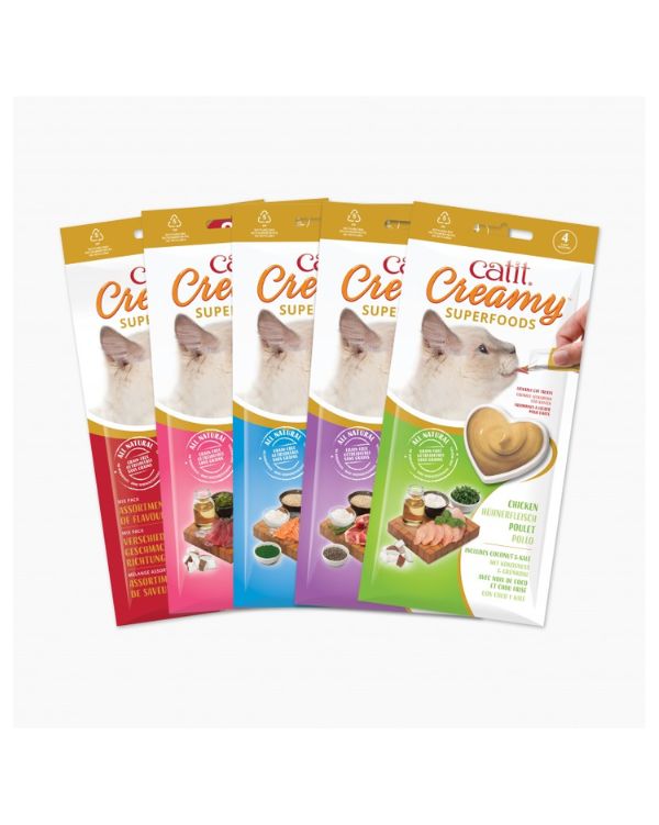 Catit Creamy Snack com Superalimentos
