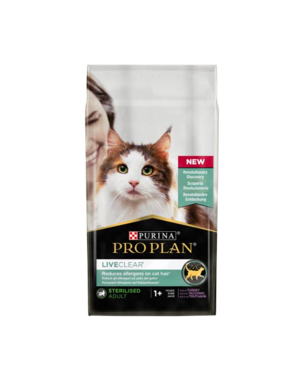 Pro Plan Cat Liveclear Sterilized Adult Turkey