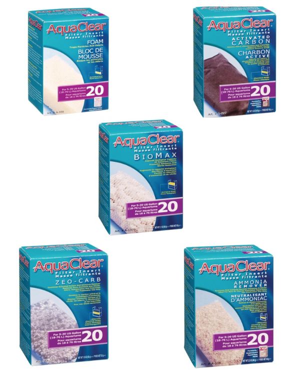 material filtrante aquaclear 20