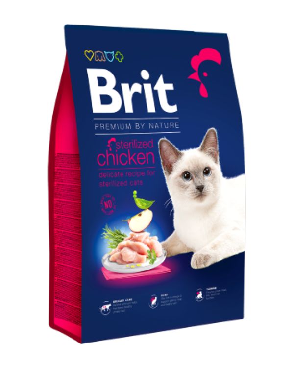 Brit Blue Nature Cat Sterilized Chicken