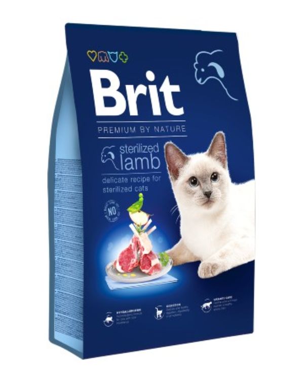 Brit Blue Nature Cat Sterilized Lamb
