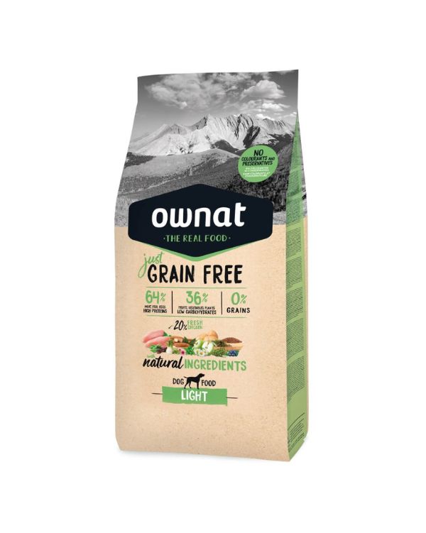 Ownat Just Grain Free Cão Light 3 Kg